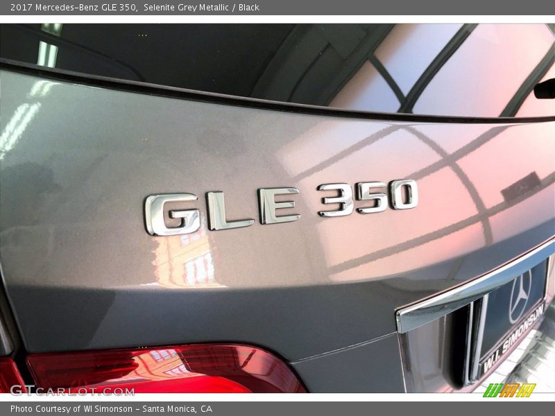 Selenite Grey Metallic / Black 2017 Mercedes-Benz GLE 350