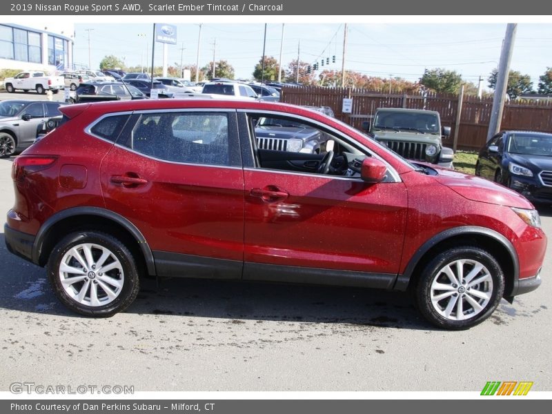 Scarlet Ember Tintcoat / Charcoal 2019 Nissan Rogue Sport S AWD