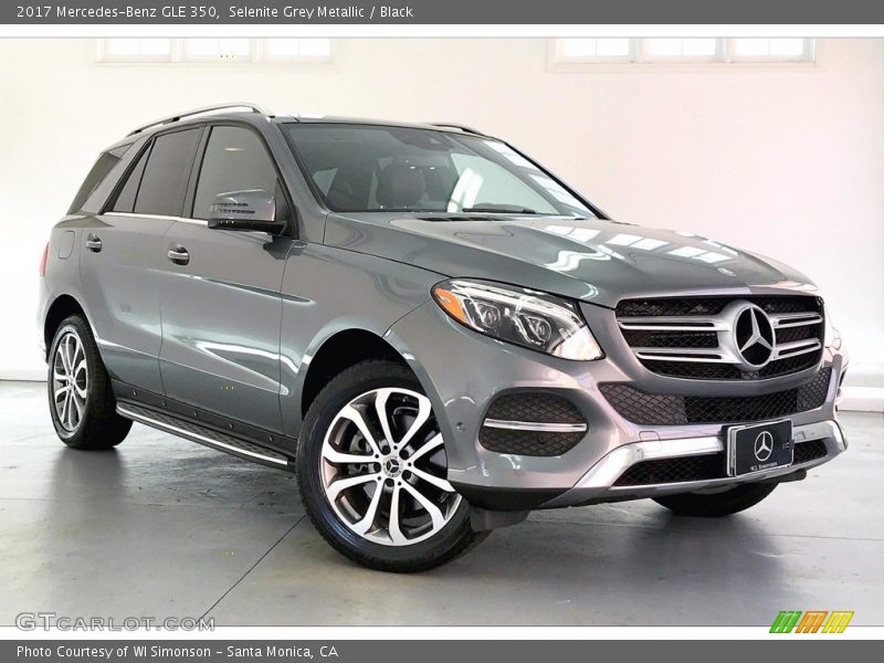 Selenite Grey Metallic / Black 2017 Mercedes-Benz GLE 350