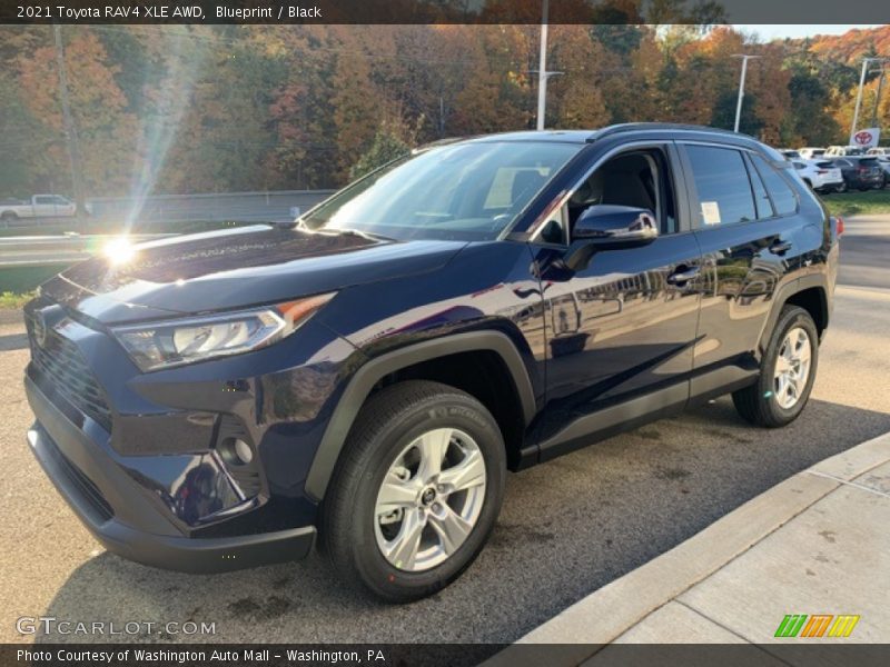 Blueprint / Black 2021 Toyota RAV4 XLE AWD