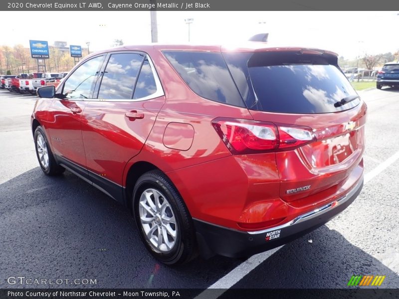 Cayenne Orange Metallic / Jet Black 2020 Chevrolet Equinox LT AWD