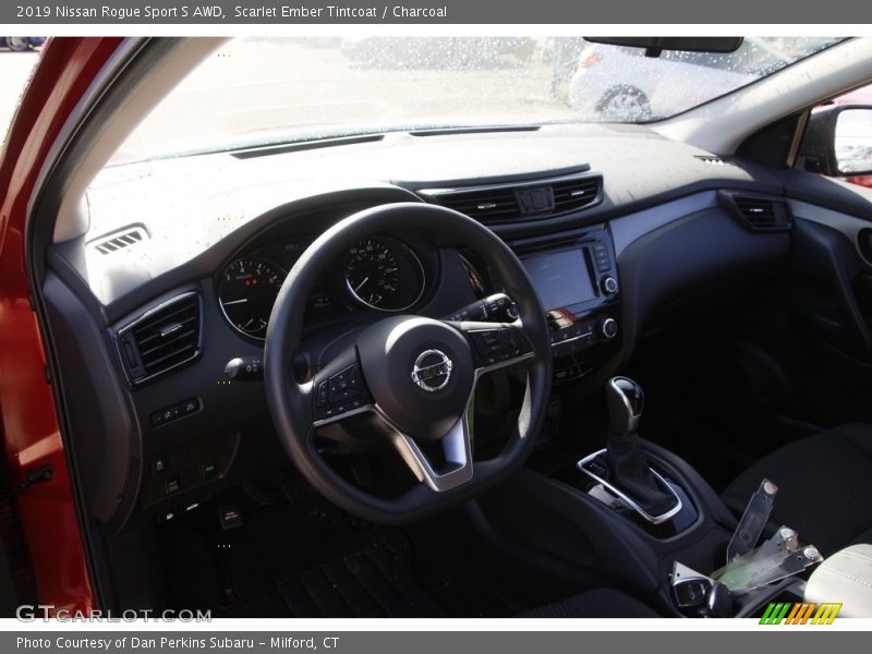 Scarlet Ember Tintcoat / Charcoal 2019 Nissan Rogue Sport S AWD