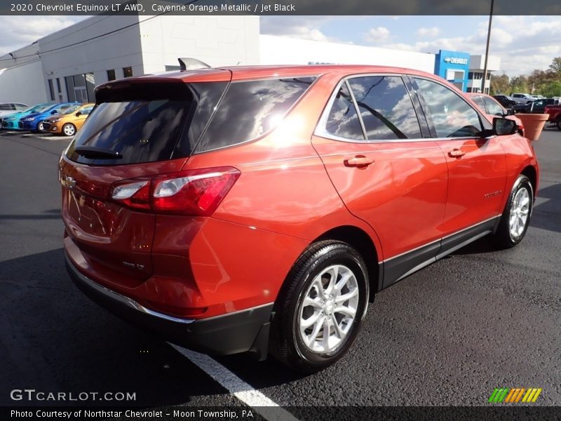 Cayenne Orange Metallic / Jet Black 2020 Chevrolet Equinox LT AWD