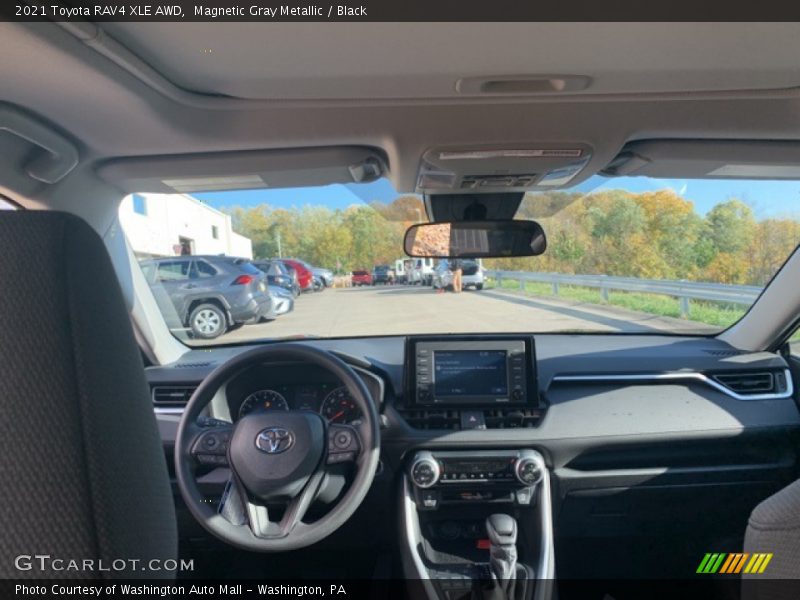 Magnetic Gray Metallic / Black 2021 Toyota RAV4 XLE AWD