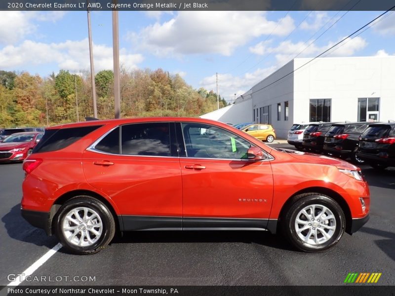 Cayenne Orange Metallic / Jet Black 2020 Chevrolet Equinox LT AWD