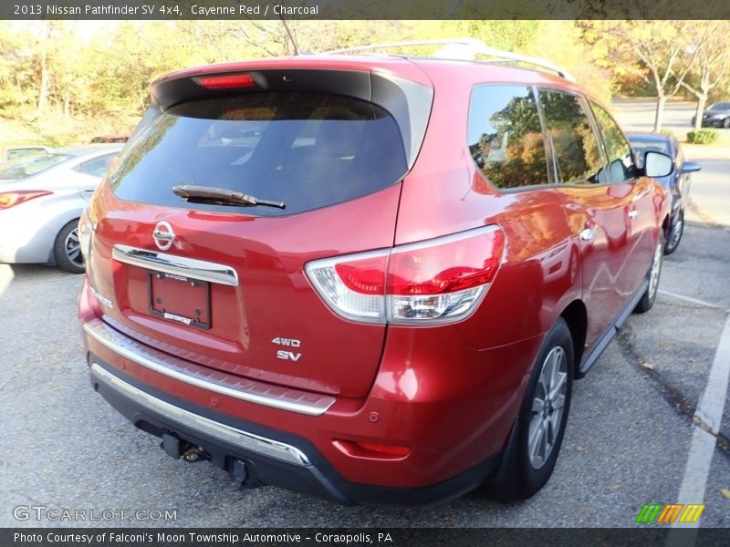 Cayenne Red / Charcoal 2013 Nissan Pathfinder SV 4x4