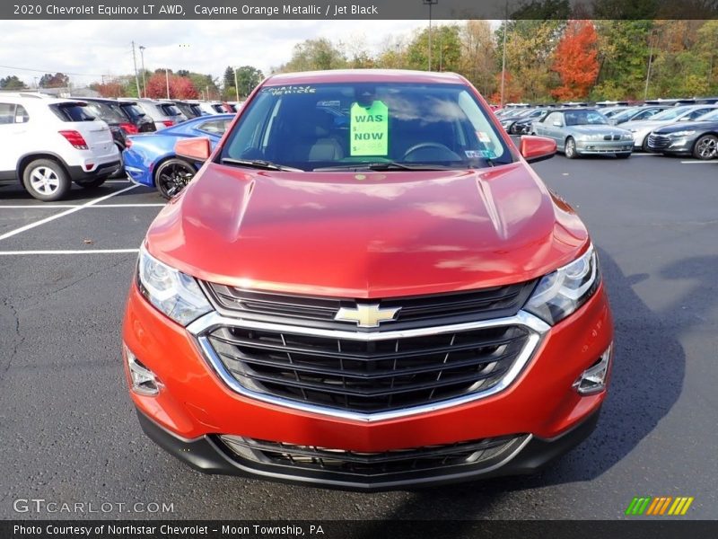 Cayenne Orange Metallic / Jet Black 2020 Chevrolet Equinox LT AWD