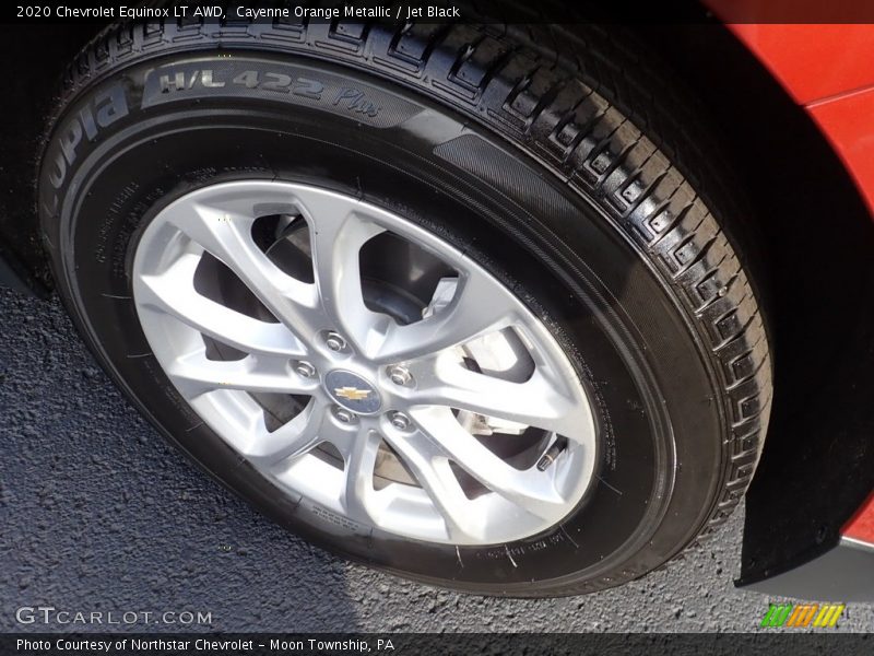 Cayenne Orange Metallic / Jet Black 2020 Chevrolet Equinox LT AWD