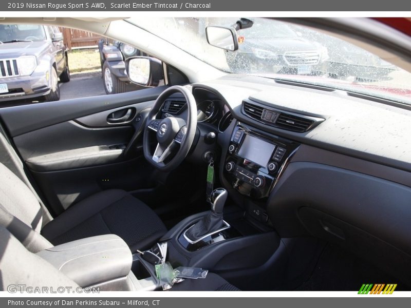 Scarlet Ember Tintcoat / Charcoal 2019 Nissan Rogue Sport S AWD