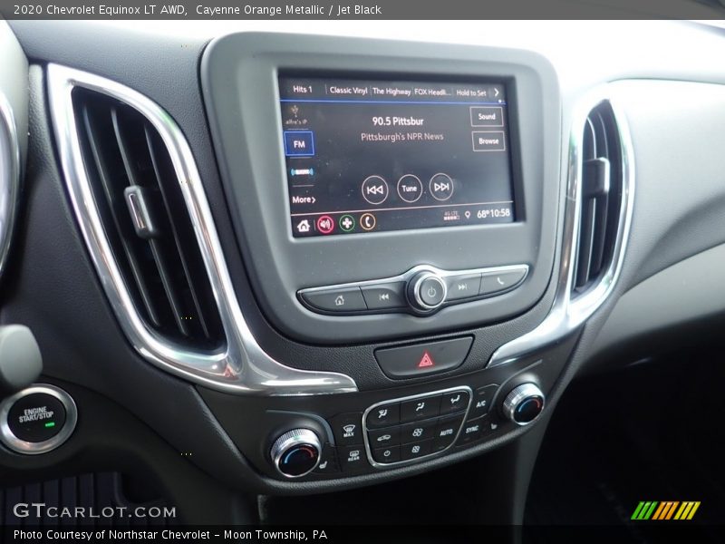 Cayenne Orange Metallic / Jet Black 2020 Chevrolet Equinox LT AWD