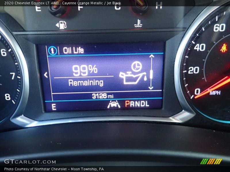 Cayenne Orange Metallic / Jet Black 2020 Chevrolet Equinox LT AWD