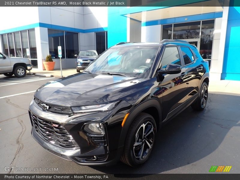 Mosaic Black Metallic / Jet Black 2021 Chevrolet TrailBlazer RS AWD