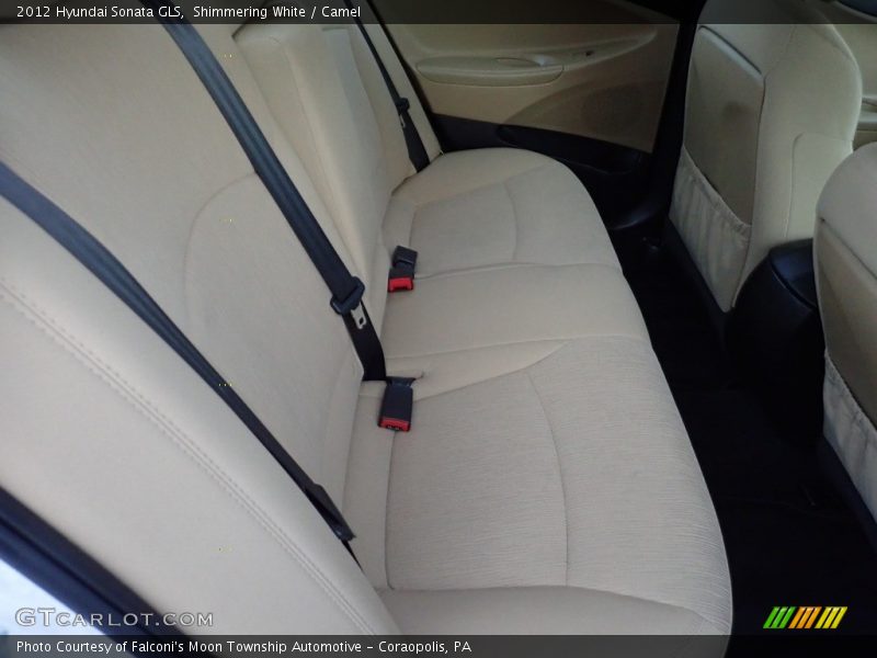 Shimmering White / Camel 2012 Hyundai Sonata GLS
