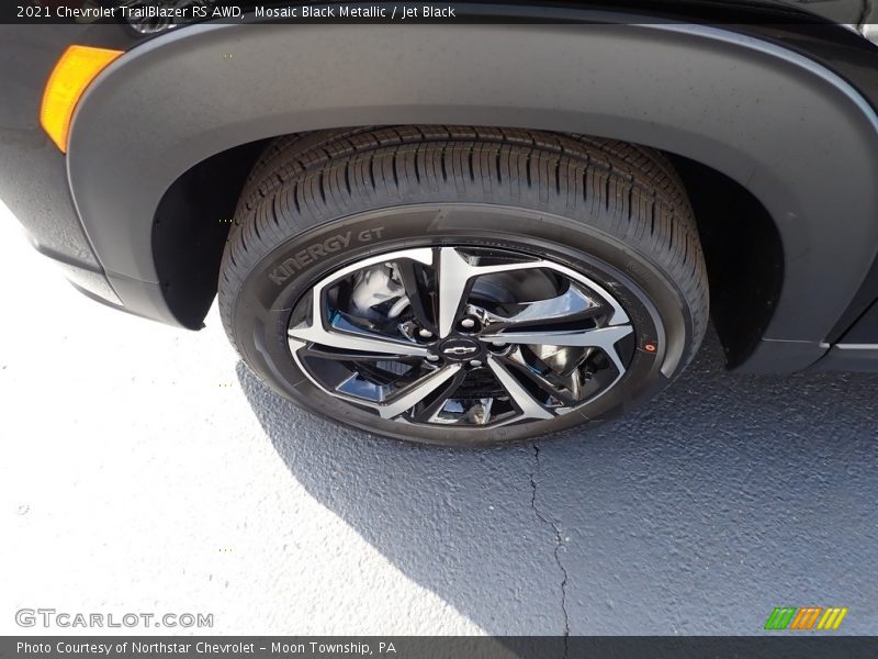 Mosaic Black Metallic / Jet Black 2021 Chevrolet TrailBlazer RS AWD