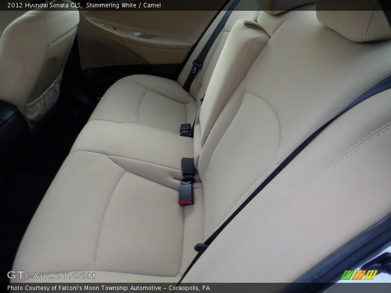 Shimmering White / Camel 2012 Hyundai Sonata GLS