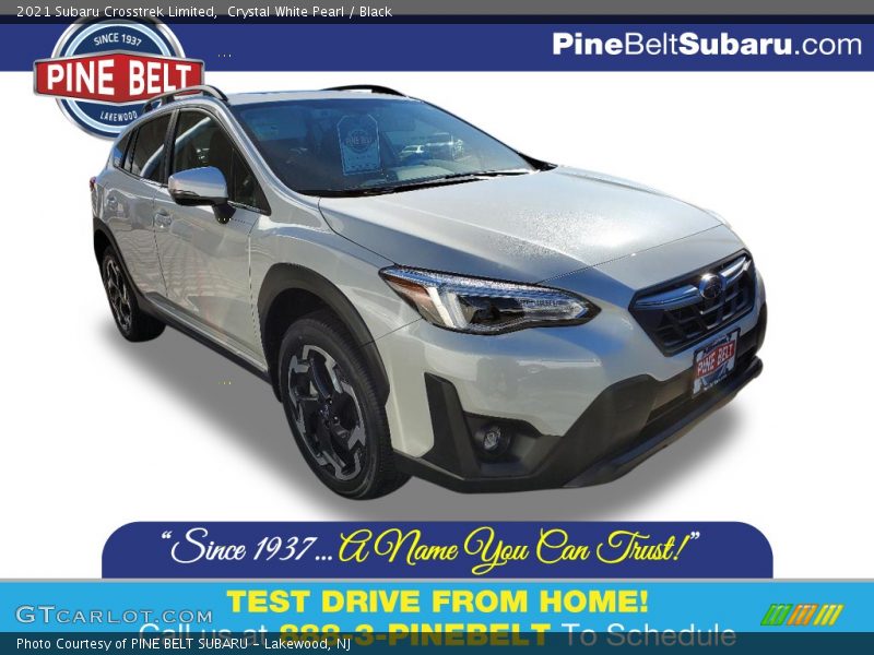 Crystal White Pearl / Black 2021 Subaru Crosstrek Limited