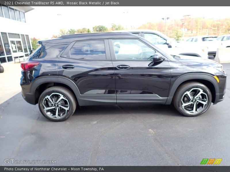 Mosaic Black Metallic / Jet Black 2021 Chevrolet TrailBlazer RS AWD