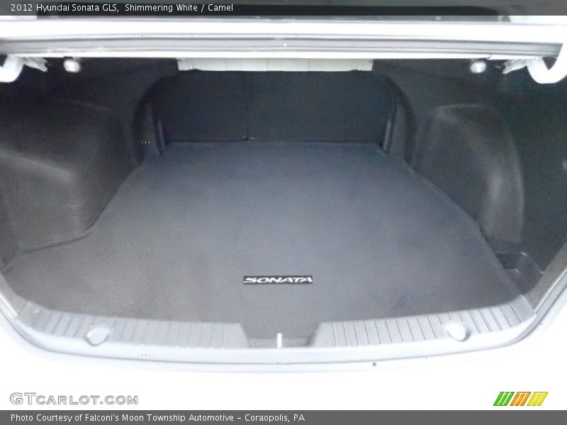 Shimmering White / Camel 2012 Hyundai Sonata GLS