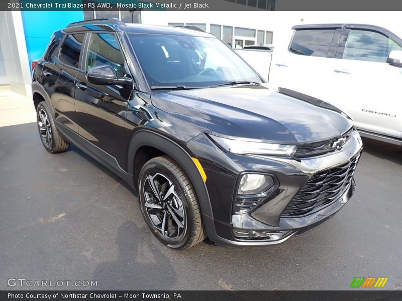Mosaic Black Metallic / Jet Black 2021 Chevrolet TrailBlazer RS AWD