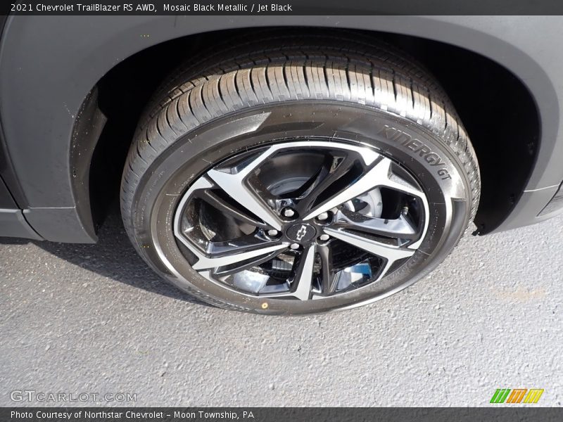 Mosaic Black Metallic / Jet Black 2021 Chevrolet TrailBlazer RS AWD