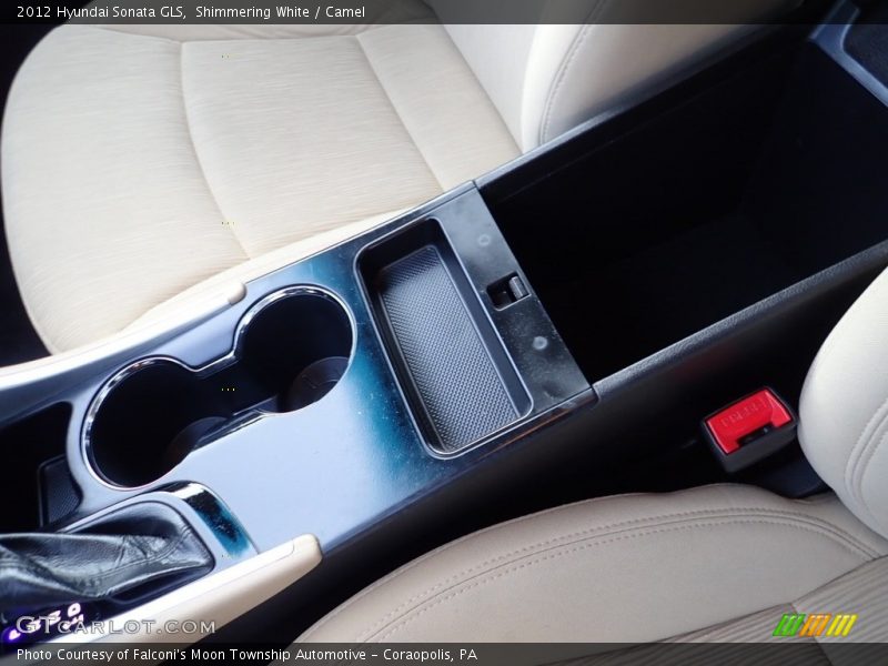 Shimmering White / Camel 2012 Hyundai Sonata GLS