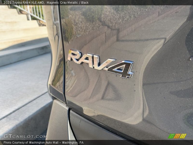 Magnetic Gray Metallic / Black 2021 Toyota RAV4 XLE AWD