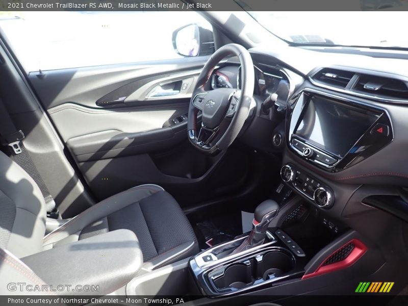 Mosaic Black Metallic / Jet Black 2021 Chevrolet TrailBlazer RS AWD