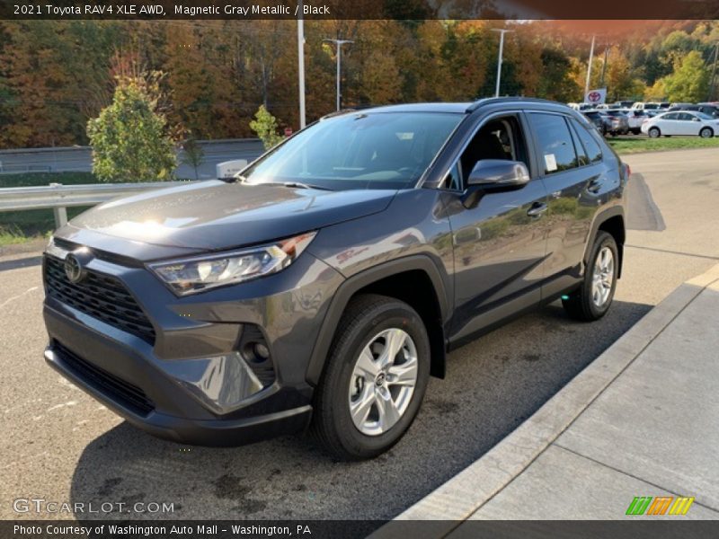 Magnetic Gray Metallic / Black 2021 Toyota RAV4 XLE AWD