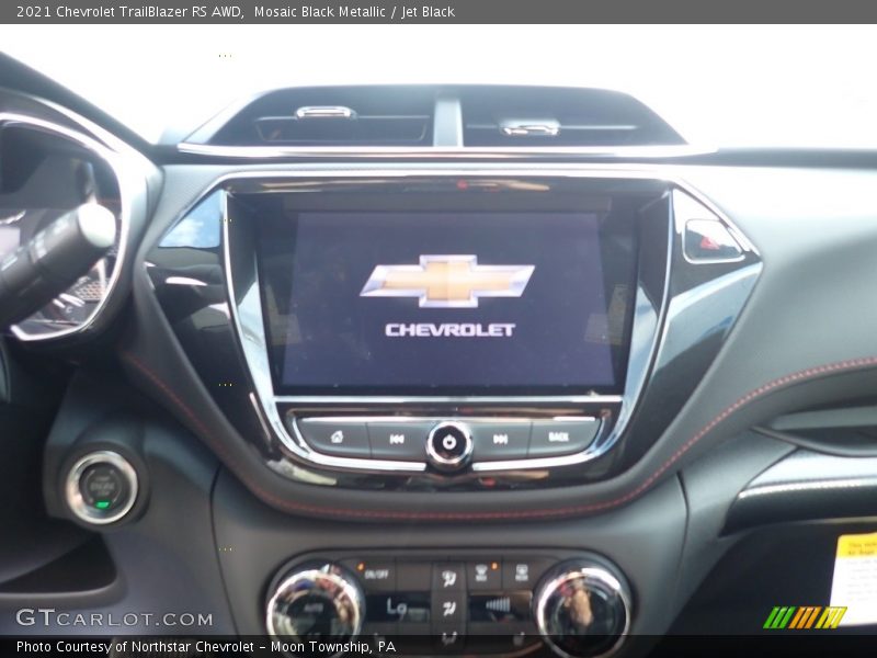 Mosaic Black Metallic / Jet Black 2021 Chevrolet TrailBlazer RS AWD