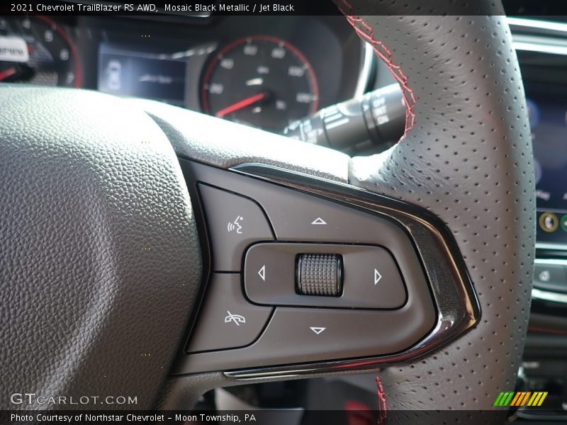 Mosaic Black Metallic / Jet Black 2021 Chevrolet TrailBlazer RS AWD