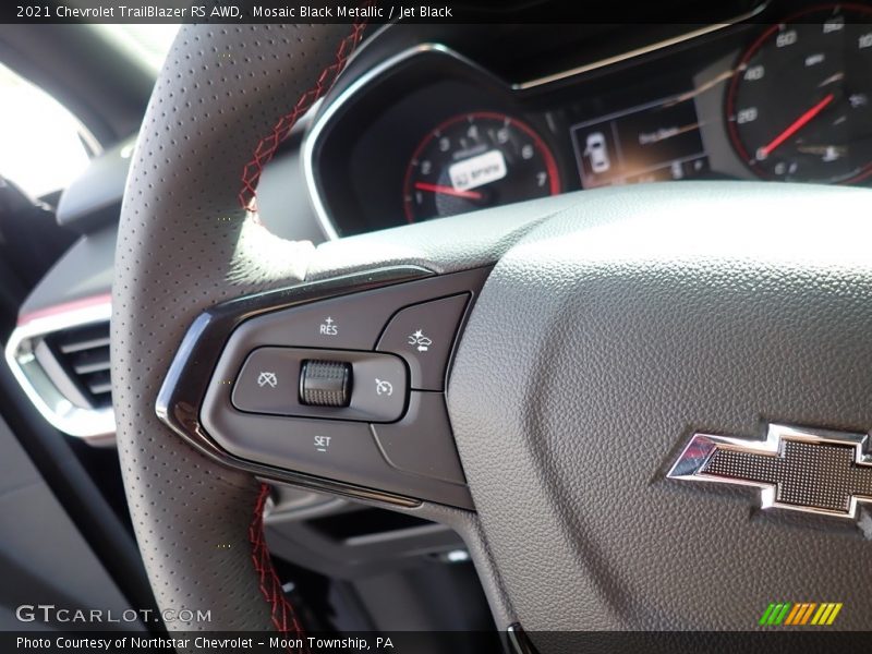Mosaic Black Metallic / Jet Black 2021 Chevrolet TrailBlazer RS AWD