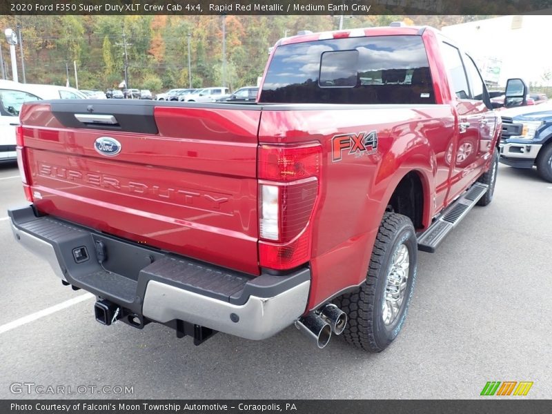 Rapid Red Metallic / Medium Earth Gray 2020 Ford F350 Super Duty XLT Crew Cab 4x4