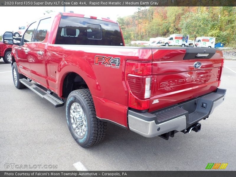Rapid Red Metallic / Medium Earth Gray 2020 Ford F350 Super Duty XLT Crew Cab 4x4
