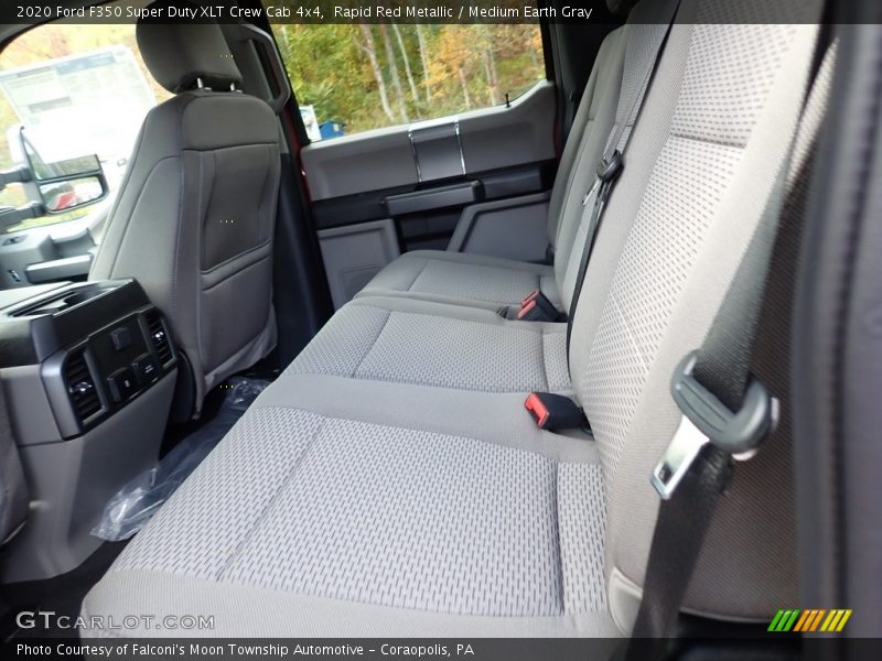 Rapid Red Metallic / Medium Earth Gray 2020 Ford F350 Super Duty XLT Crew Cab 4x4