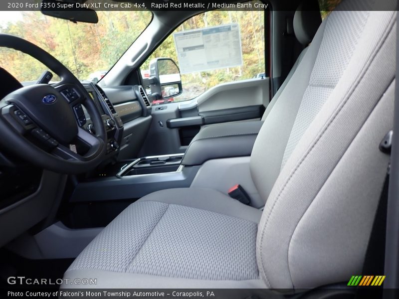 Rapid Red Metallic / Medium Earth Gray 2020 Ford F350 Super Duty XLT Crew Cab 4x4