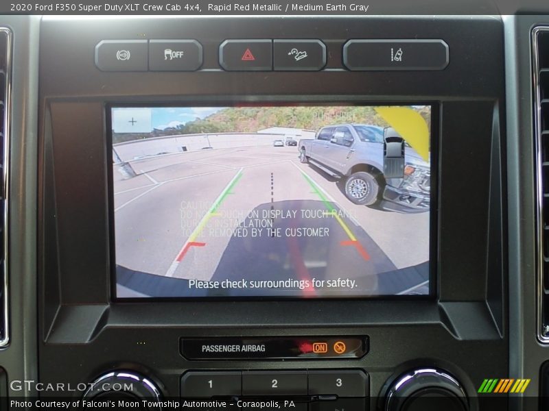 Rapid Red Metallic / Medium Earth Gray 2020 Ford F350 Super Duty XLT Crew Cab 4x4