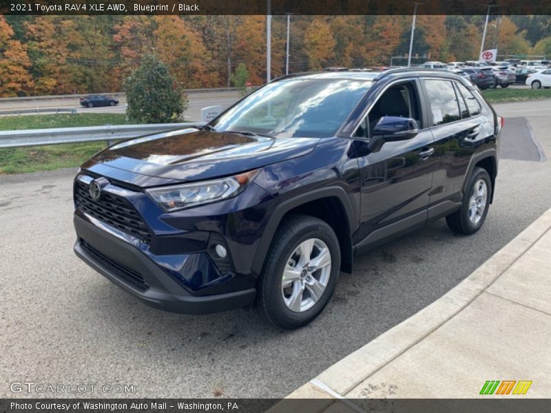 Blueprint / Black 2021 Toyota RAV4 XLE AWD