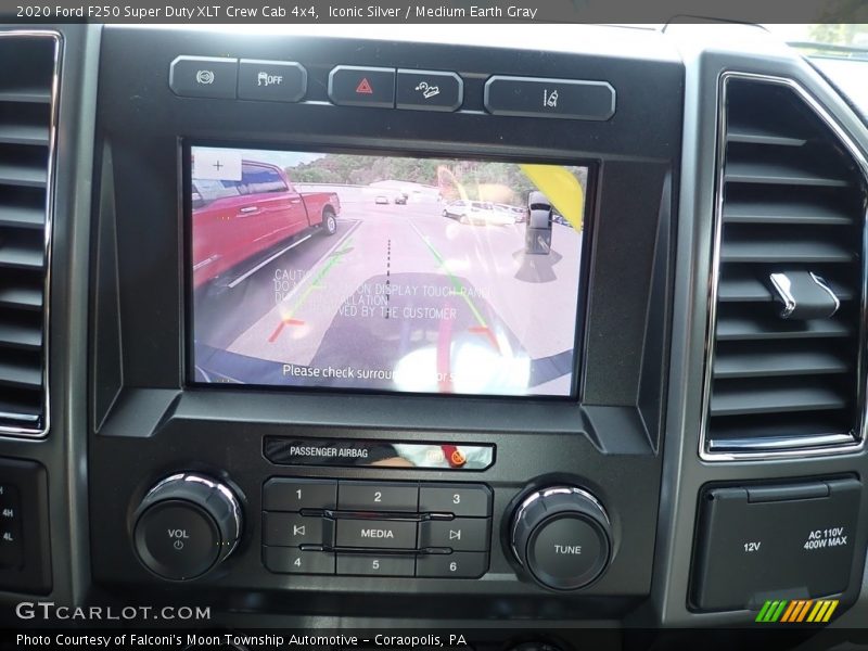 Iconic Silver / Medium Earth Gray 2020 Ford F250 Super Duty XLT Crew Cab 4x4