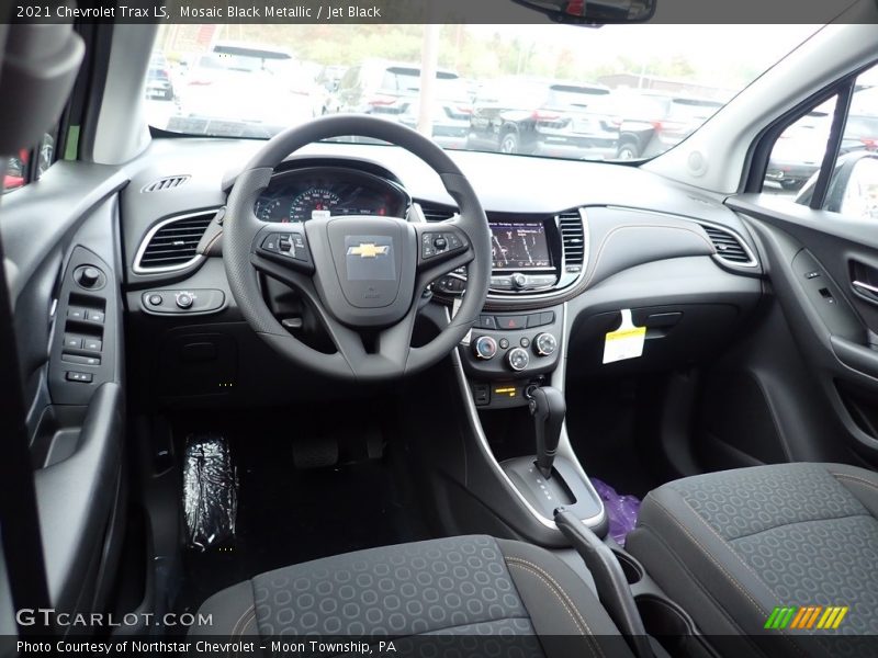 Mosaic Black Metallic / Jet Black 2021 Chevrolet Trax LS