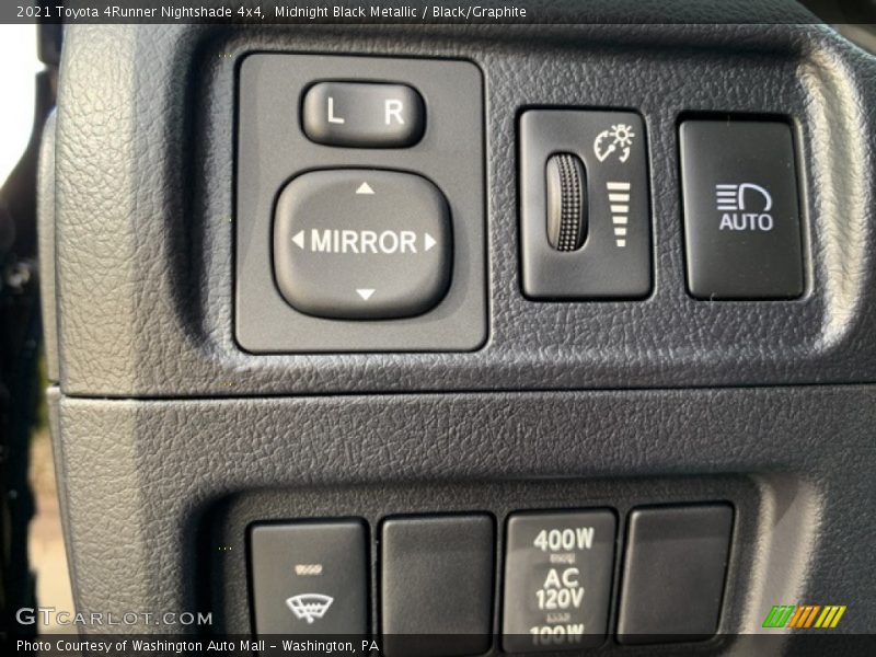 Controls of 2021 4Runner Nightshade 4x4