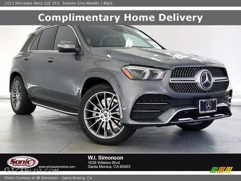 Selenite Grey Metallic / Black 2021 Mercedes-Benz GLE 350