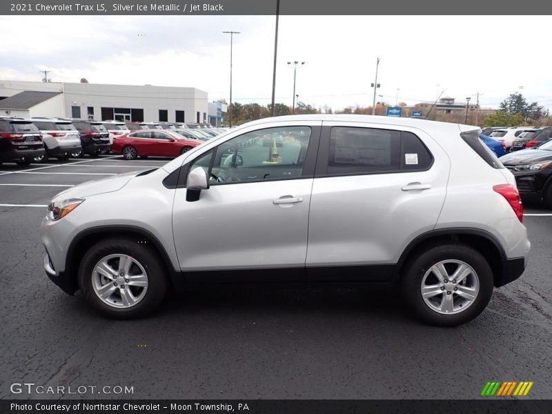 Silver Ice Metallic / Jet Black 2021 Chevrolet Trax LS
