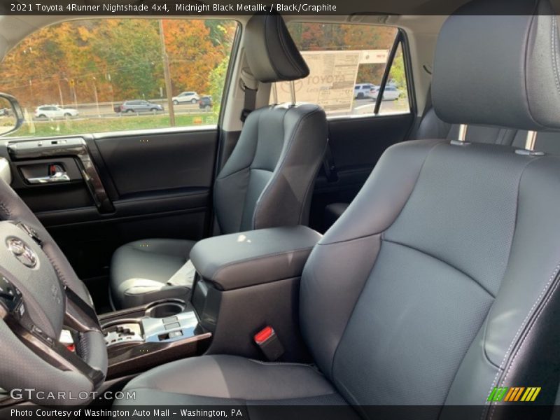 Front Seat of 2021 4Runner Nightshade 4x4