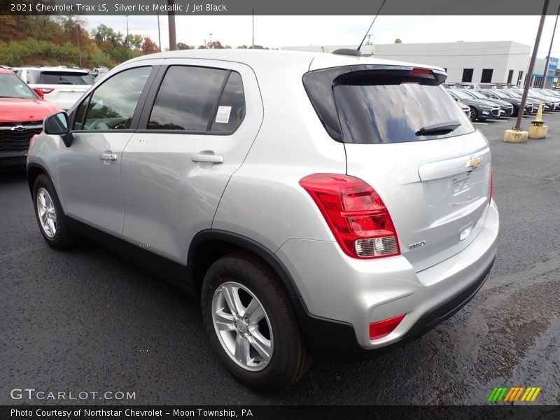 Silver Ice Metallic / Jet Black 2021 Chevrolet Trax LS