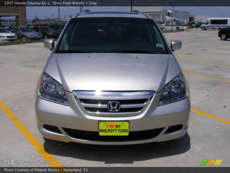 Silver Pearl Metallic / Gray 2007 Honda Odyssey EX-L