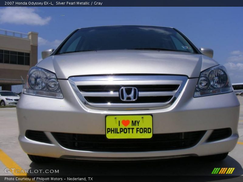 Silver Pearl Metallic / Gray 2007 Honda Odyssey EX-L