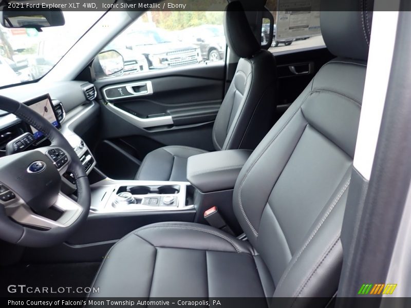 Front Seat of 2021 Explorer XLT 4WD