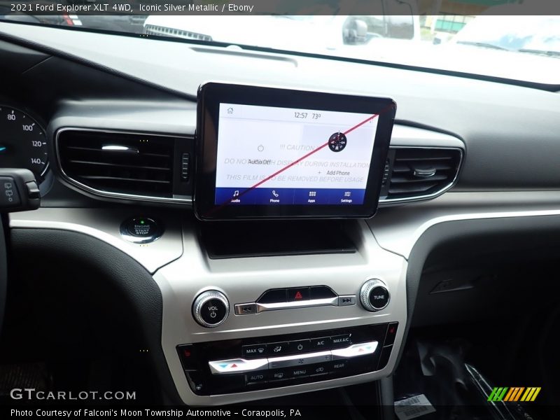 Iconic Silver Metallic / Ebony 2021 Ford Explorer XLT 4WD
