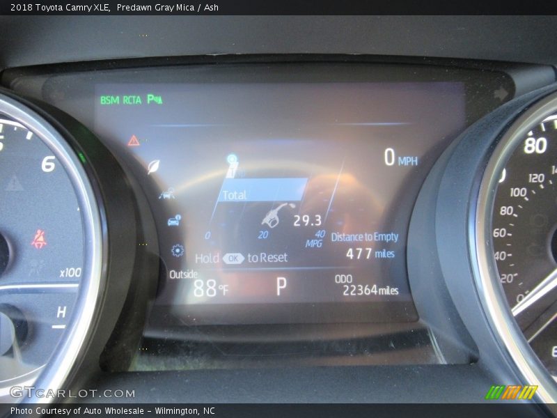 Predawn Gray Mica / Ash 2018 Toyota Camry XLE