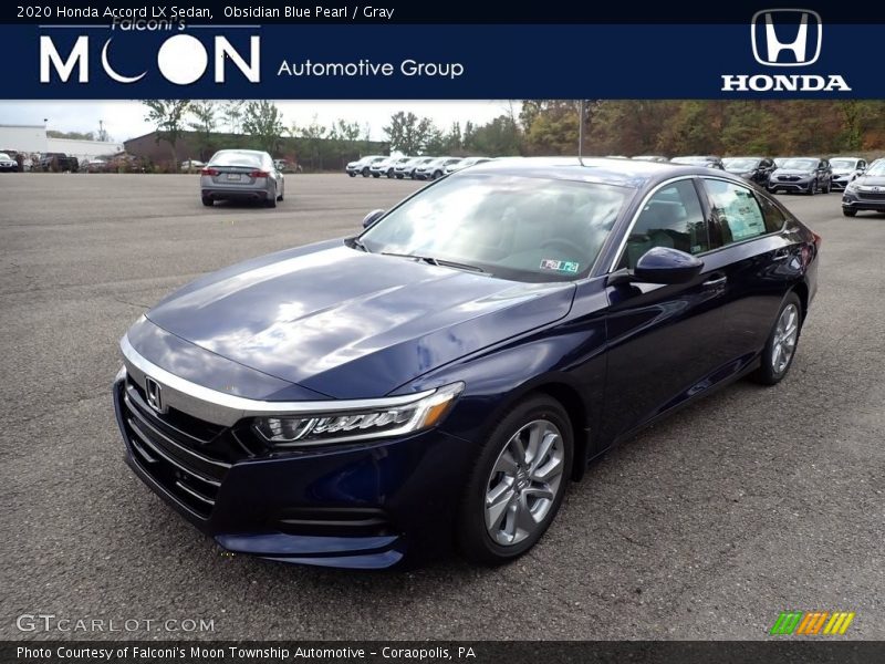 Obsidian Blue Pearl / Gray 2020 Honda Accord LX Sedan